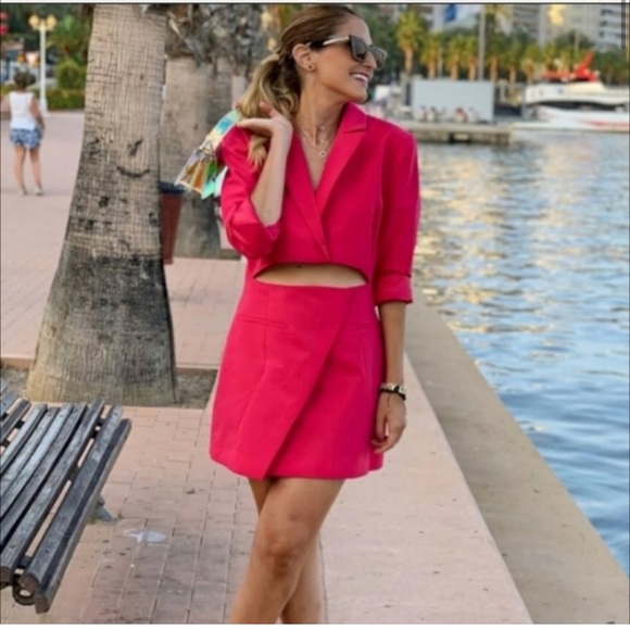 {Zara} Gorgeous Cut Out Blazer Dress - Picture 10 of 16